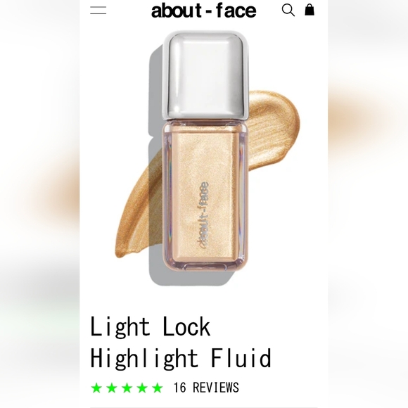 About Face Light Lock Highlight Fluid - SHAKEN OR STIRRED 15ml - Picture 1 of 8